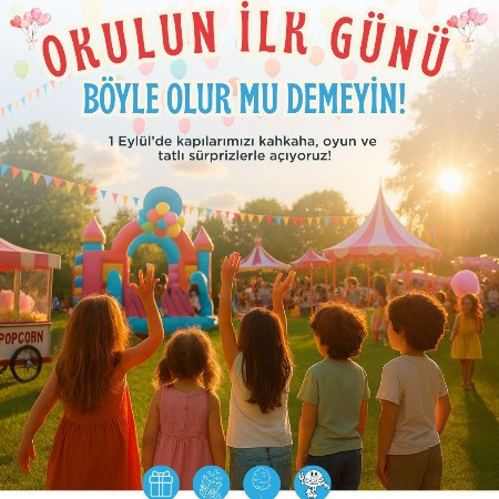 Okulun ilk günü şenlik tadında!🎉