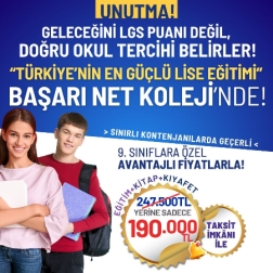 9. Sınıflara Özel İndirimli Paket!