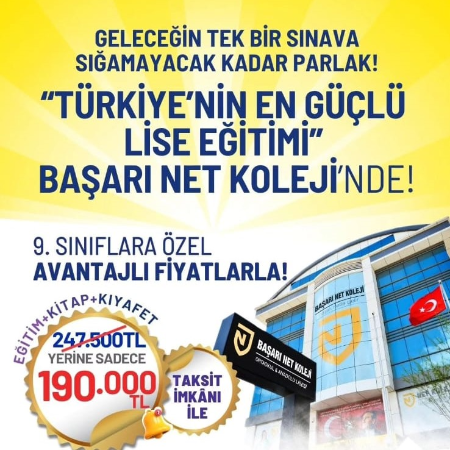 9. Sınıflara Özel Büyük Fırsat!