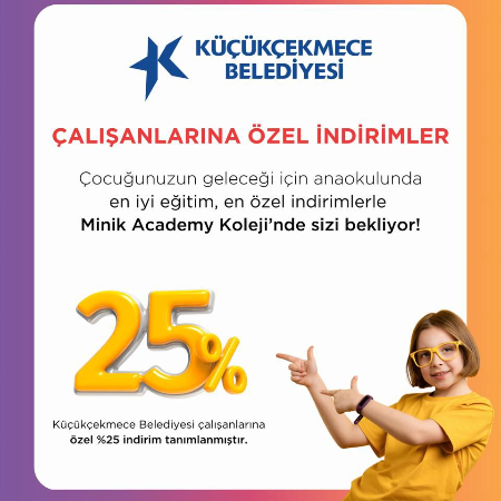 Küçükçekmece Belediyesi Çalışanlarına Özel %25 İndirim!