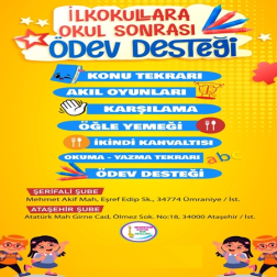 Çocuğunuzun Başarısı İçin Kapsamlı Okul Sonrası Destek Programı!