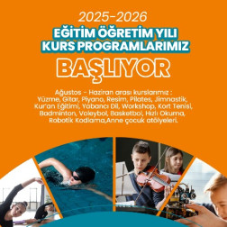 2025-2026 EĞİTİM ÖĞRETİM YILI KURS PROGRAMLARIMIZ BAŞLIYOR!