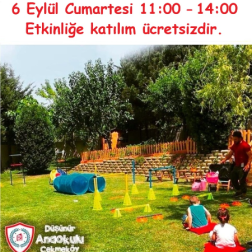 6 Eylül’de Bahçemize Eğlenceye Davetlisiniz!