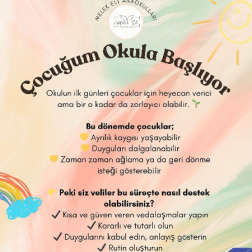 Çocuğunuz Okula Başlıyor: İlk Günleri İçin İpuçları!
