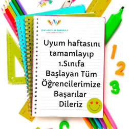 📚 Miniklerimiz Artık Birinci Sınıfta!