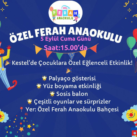 📢 5 Eylül’de Büyük Okul Şenliği Başlıyor!