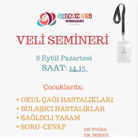 8 Eylül'de Sağlıklı Yaşam Semineri!