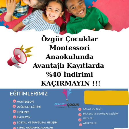 🎉 Avantajlı Kayıtlarda %40 İndirim Fırsatı!