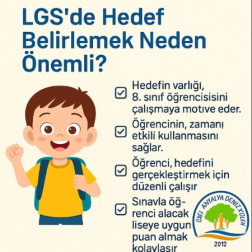 🎯 LGS’de Hedef Belirlemenin Önemi