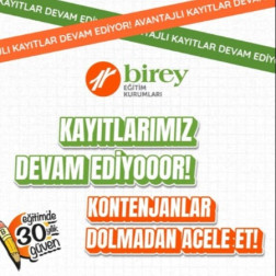 📌 Kayıtlarımız Devam Ediyor!