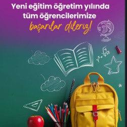 Yeni Eğitim-Öğretim Yılında Tüm Öğrencilerimize Başarılar! 🌟
