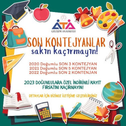 SON KONTEJYANLAR SAKIN KAÇIRMAYIN 📢🙌🎊