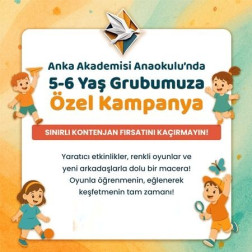 5-6 Yaş Grubuna Özel Kampanya Başladı! 🎉