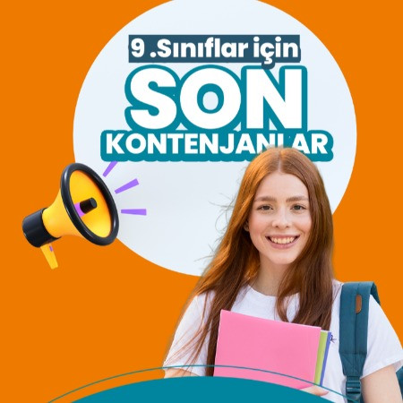 9. Sınıflar İçin Son Kontenjan Fırsatı! 🎓✨