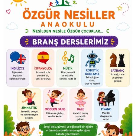 Özel Özgür Nesiller Anaokulu'nda 24+ Aylık Kayıtlarımız Devam Ediyor!