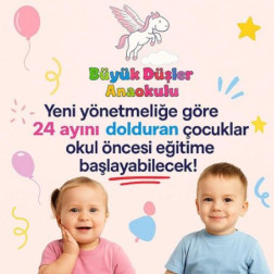 📣 Özel Büyük Düşler Anaokulu'ndan Velilerimize Önemli Duyuru!