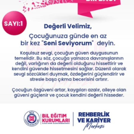 Çocuğunuza Her Gün “Seni Seviyorum” Deyin 💖