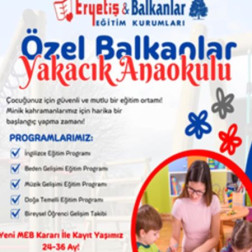 Yakacık Balkanlar Anaokulu’nda Kayıtlar Başladı!
