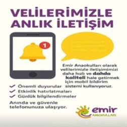 Velilerimizle Anlık İletişim Avantajı