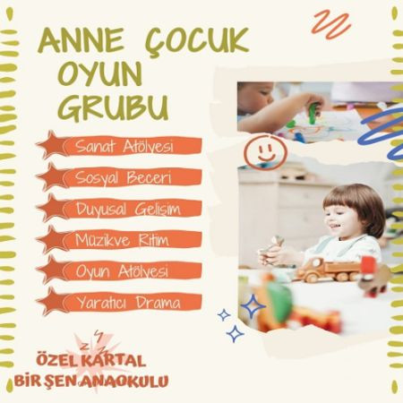 Anne-Çocuk Oyun Gruplarımız Başladı! 🎉