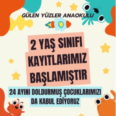 2 YAŞ KAYITLARIMIZ BAŞLADI...
