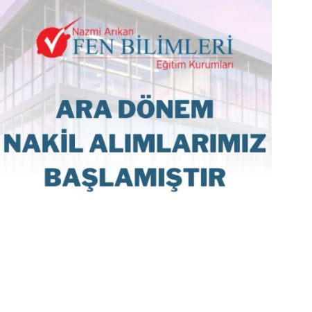 ARA DÖNEM NAKİL ALIMLARIMIZ BAŞLAMIŞTIR!!!