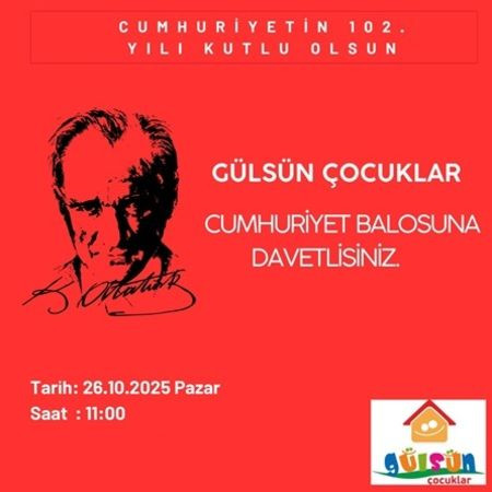 Cumhuriyetimizin 102. Yılı Kutlu Olsun - Cumhuriyet Balomuza Davetlisiniz.❤️🤍