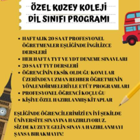 KUZEY KOLEJİ DİL SINIFINDA SINIRLI KONTENJAN FIRSATI!