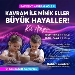 Kavram ile Minik Eller, Büyük Hayaller! 🌈 Kil Atölyesi Başlıyor!