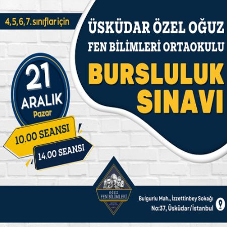 Bursluluk Sınavı Kayıtlarımız Başladı!!
