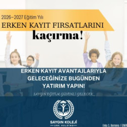 2026–2027 Eğitim Yılı Erken Kayıt Duyurusu!