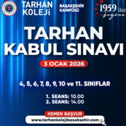 TARHAN KABUL SINAVI  /  BAŞVURUYA AÇILMIŞTIR.