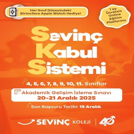 Sevinç Kabul Sistemi Sınav Başvuruları Başladı!