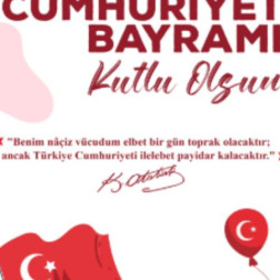 29 Ekim Cumhuriyet Bayramı’nın 102. Yılını Coşkuyla Kutladık