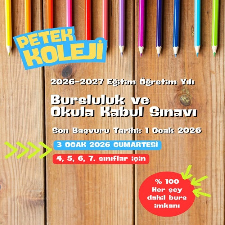 2026–2027 Eğitim Öğretim Yılı Bursluluk ve Okula Kabul Sınavı Başvuruları Başladı!