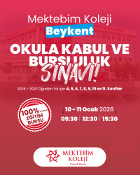 Okula Kabul ve Bursluluk Sınavı Başvuruları Başladı!
