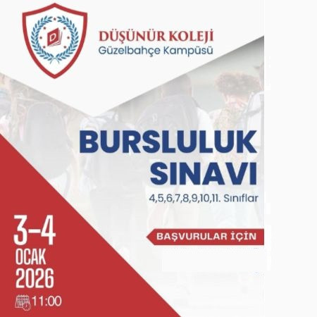 %100'e Varan Burs İmkanı: 2026 Yılı Bursluluk Sınavı Kayıtlarımız Başlamıştır!