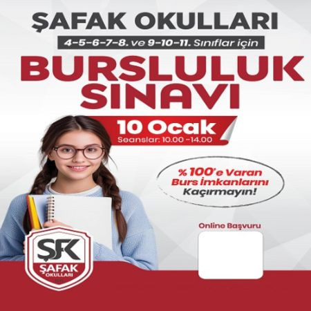 Şafak Okulları Bursluluk Sınavı