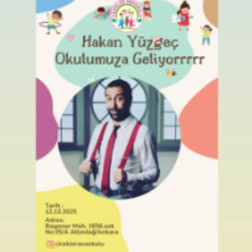 HAKAN YÜZGEÇ OKULUMUZA GELİYOR