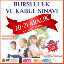 📚 Bursluluk ve Kabul Sınavı – 20–21 Aralık