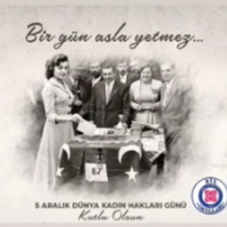 5 ARALIK DÜNYA KADINLAR GÜNÜ KUTLU  OLSUN