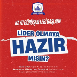 LİDER OLMAYA HAZIR MISIN?