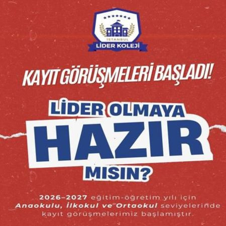 LİDER OLMAYA HAZIR MISIN?