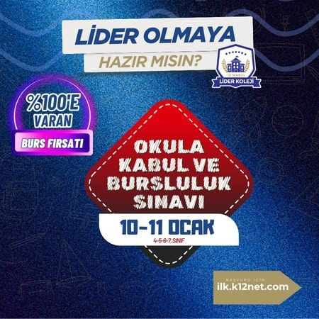 Okula Kabul ve Bursluluk Sınavı