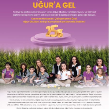 Hayallerini Al, Uğur’a Gel! – Esencan Hastanesi Çalışanlarına Özel %25 İndirim