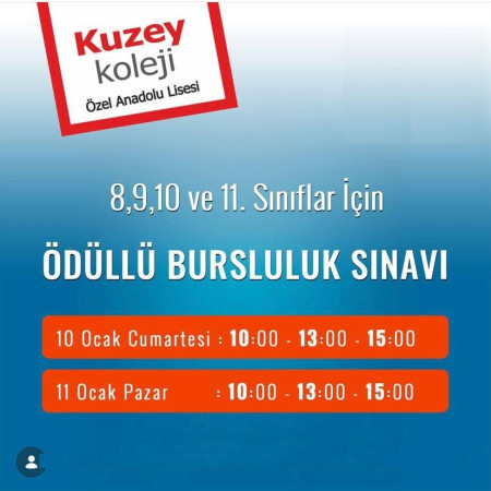 2026-2027 Eğitim Öğretim Yılı Bursluluk sınavı Başvuruları Başladı!