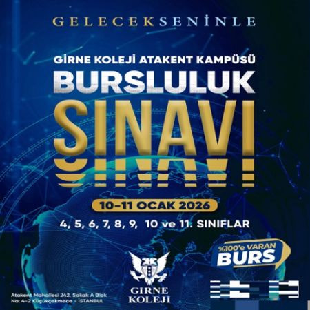 Girne Koleji Bursluluk Sınavı 10–11 Ocak’ta!