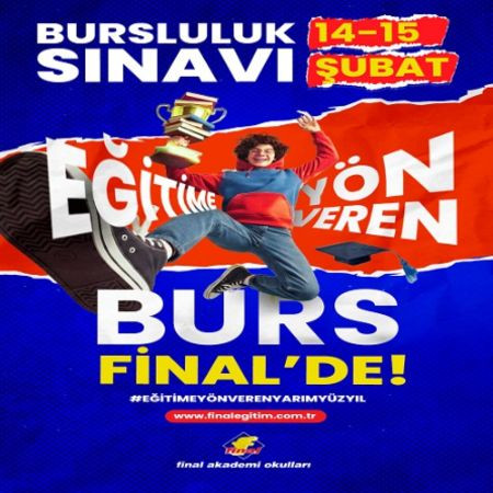 Özel Büyükçekmece Final Okulları Bursluluk Sınavı 14–15 Şubat’ta!