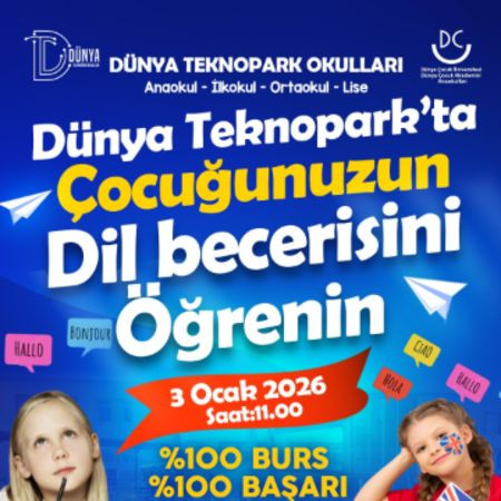 Dünya Teknopark Okulları’nda Dil Yeteneği Keşfediliyor!