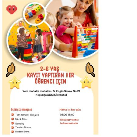 2-6 Yaş Kayıt Yaptıran Öğrenciler !!